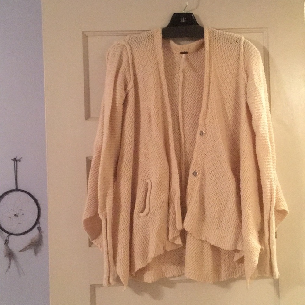 Free People Shark Hem cardigan